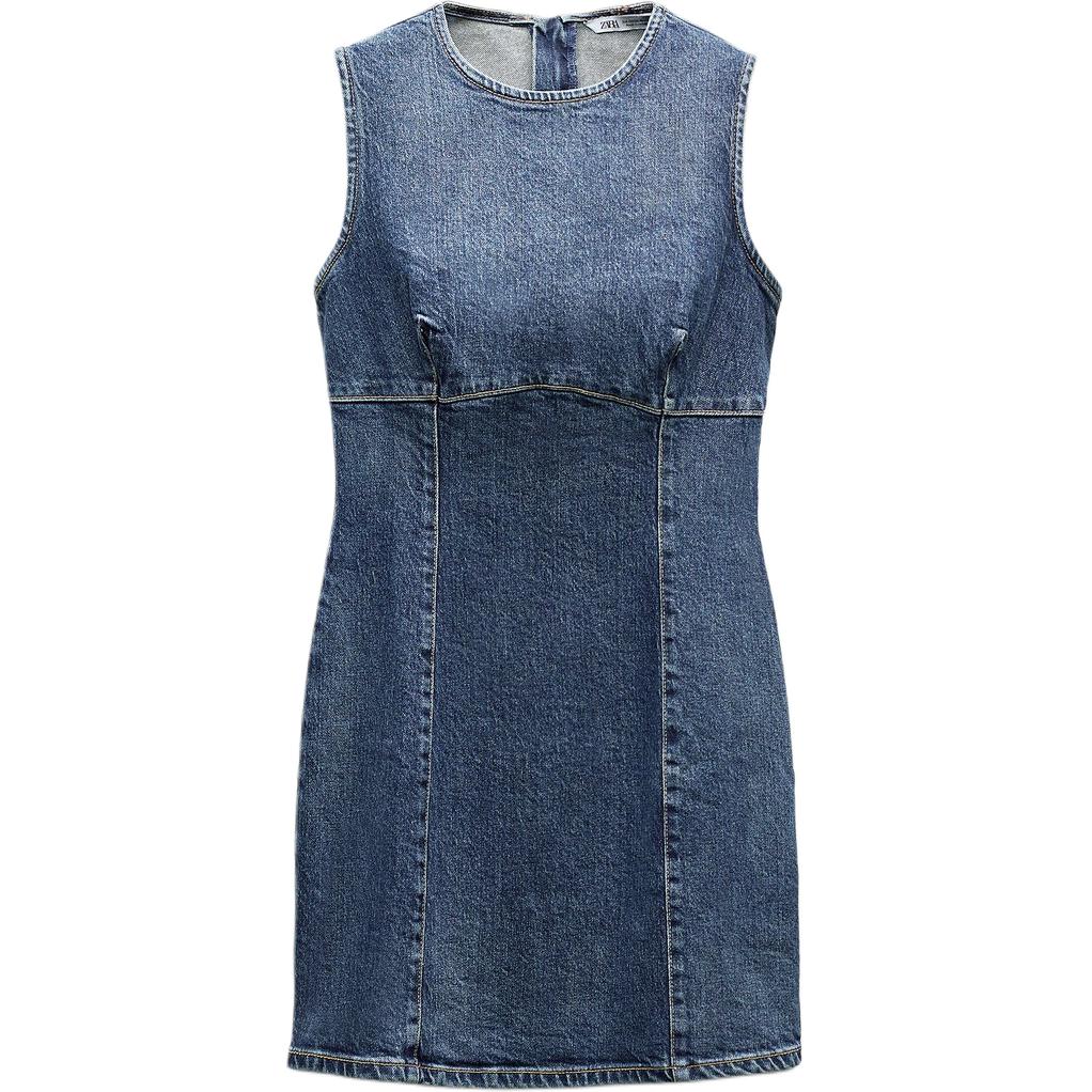 ZARA Женское платье Trf без рукавов синее
ZARA Женское платье Trf без рукавов синее