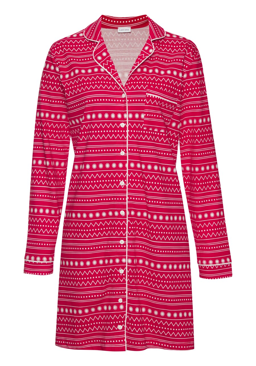Ночная рубашка LASCANA, красный
Ночная рубашка LASCANA, красный