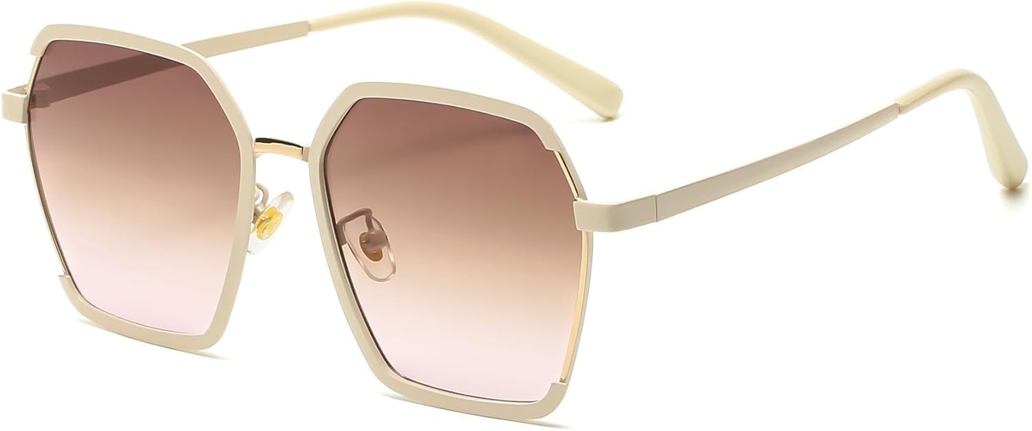 Большие, модные и стильные солнцезащитные очки для женщин/мужчин, поляризованные, с металлической оправой, многоугольные, с защитой от УФ-излучения HOFULK, White Gradient Tawny
Большие, модные и стильные солнцезащитные очки для женщин/мужчин, поляризованные, с металлической оправой, многоугольные, с защитой от УФ-излучения HOFULK, White Gradient Tawny