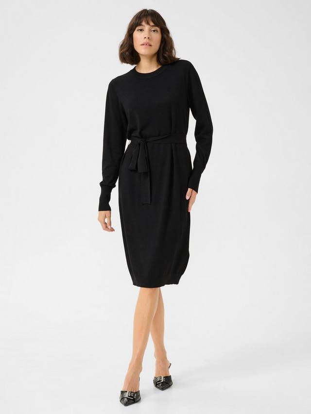 Трикотажное платье lizza с поясом длиной до колен KAFFE, глубокий черный
Трикотажное платье lizza с поясом длиной до колен KAFFE, глубокий черный