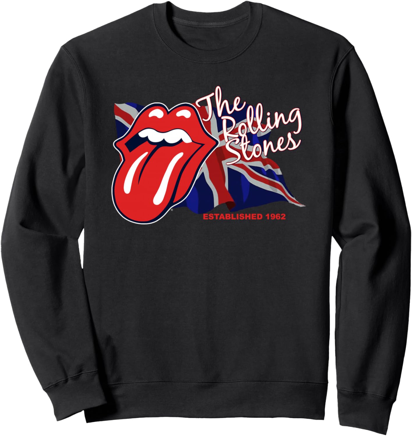 Толстовка The Rolling Stones с британским флагом, черная
Толстовка The Rolling Stones с британским флагом, черная