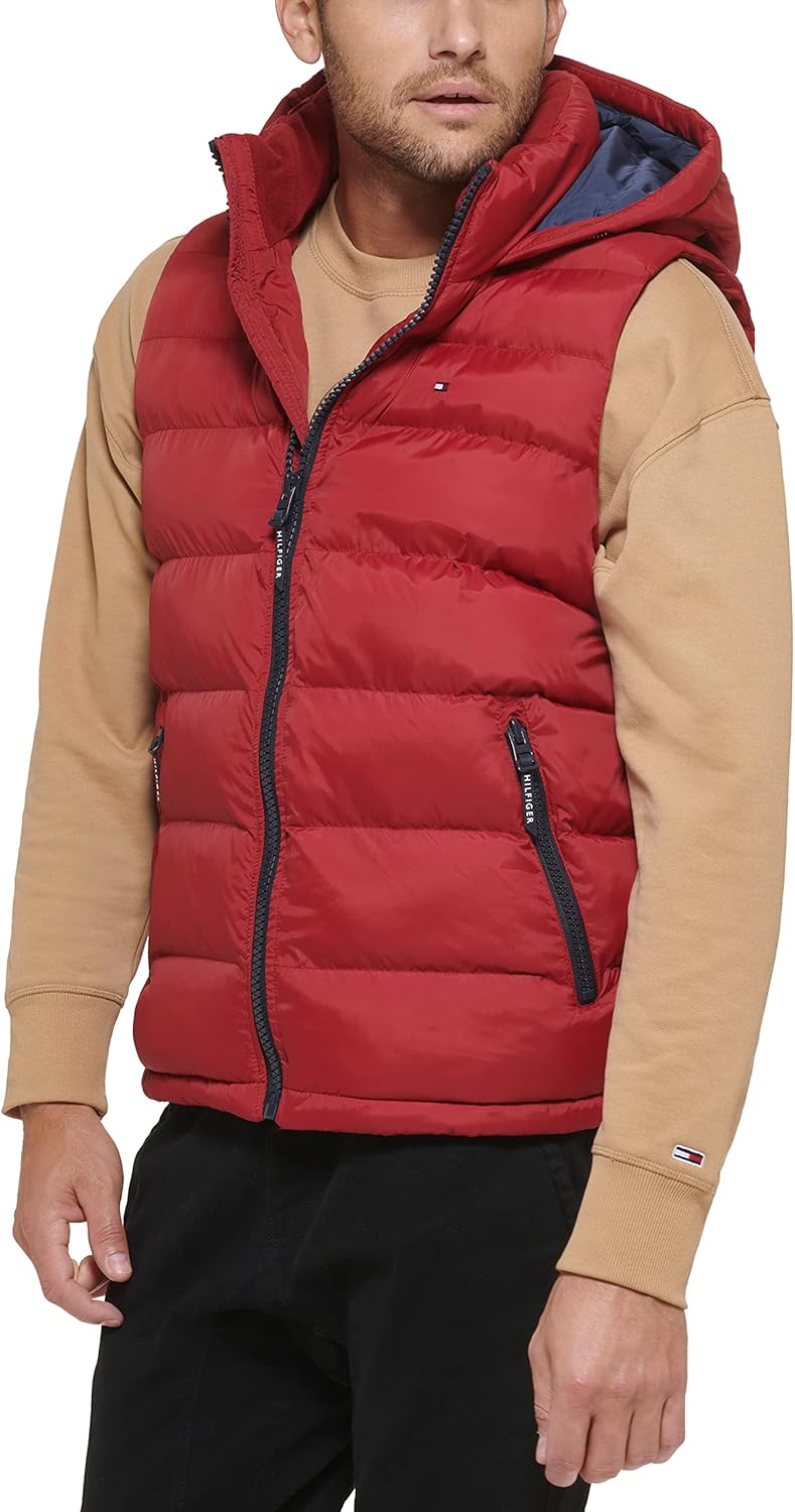 Мужской стеганый жилет с капюшоном Tommy Hilfiger, Red
Мужской стеганый жилет с капюшоном Tommy Hilfiger, Red