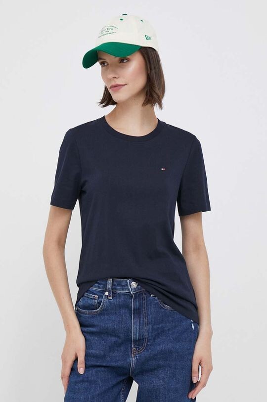Хлопковая футболка Tommy Hilfiger, темно-синий
Хлопковая футболка Tommy Hilfiger, темно-синий
