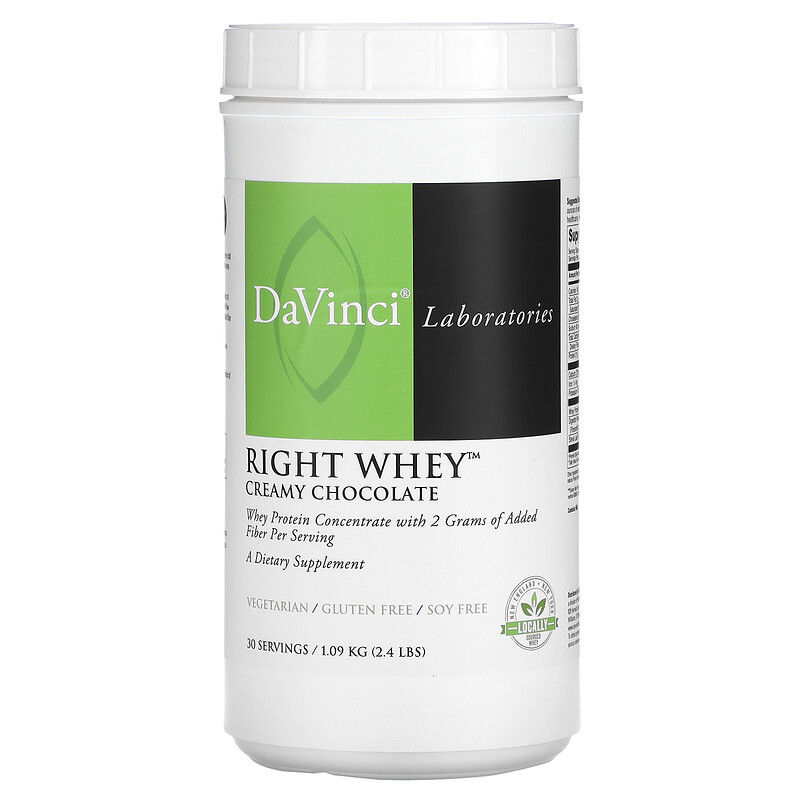 DaVinci Laboratories, Right Whey, сливочный шоколад, 1,09 кг (2,4 фунта)
DaVinci Laboratories, Right Whey, сливочный шоколад, 1,09 кг (2,4 фунта)