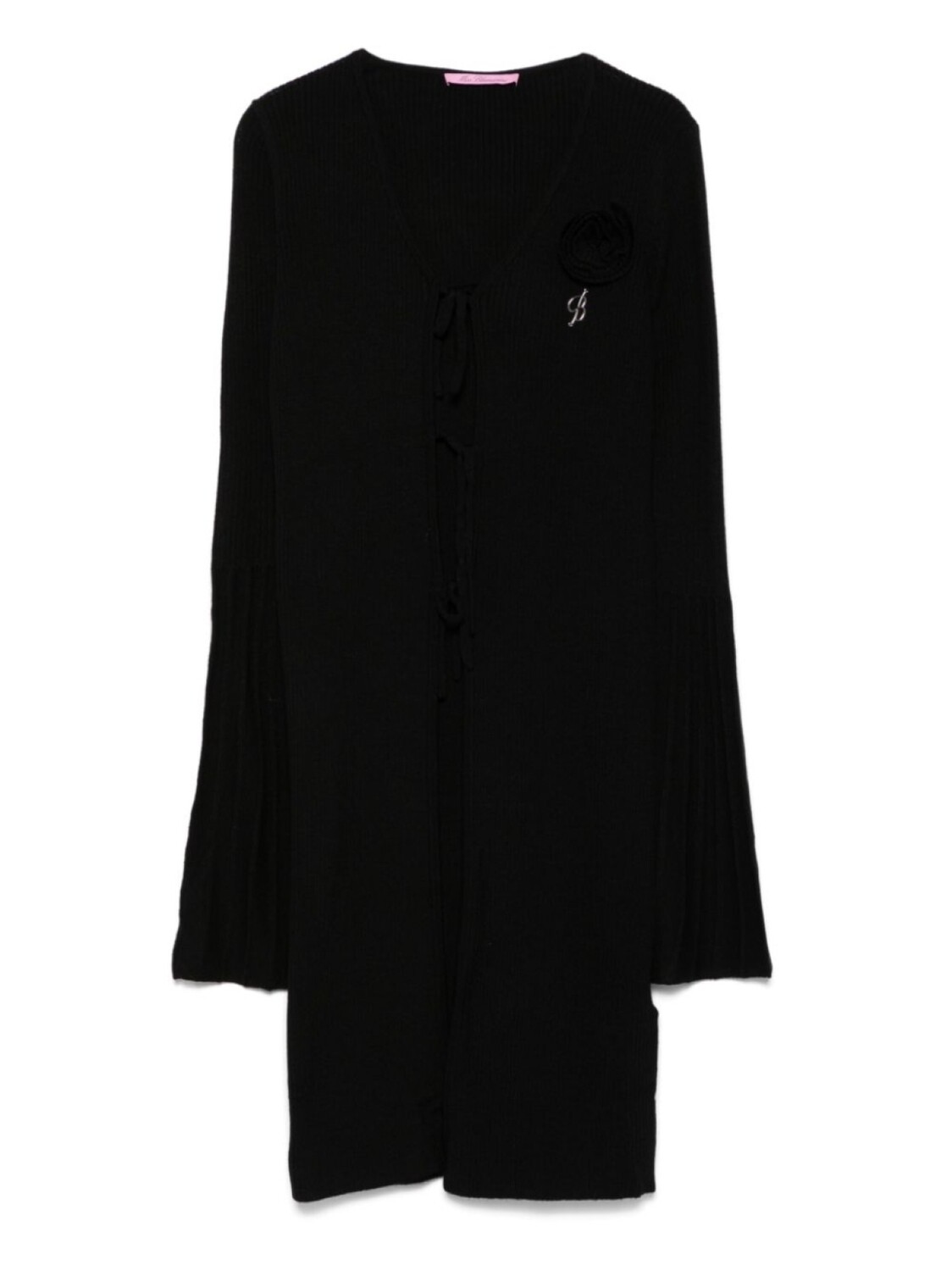 Кардиган с цветочной аппликацией Miss Blumarine, черный
Кардиган с цветочной аппликацией Miss Blumarine, черный