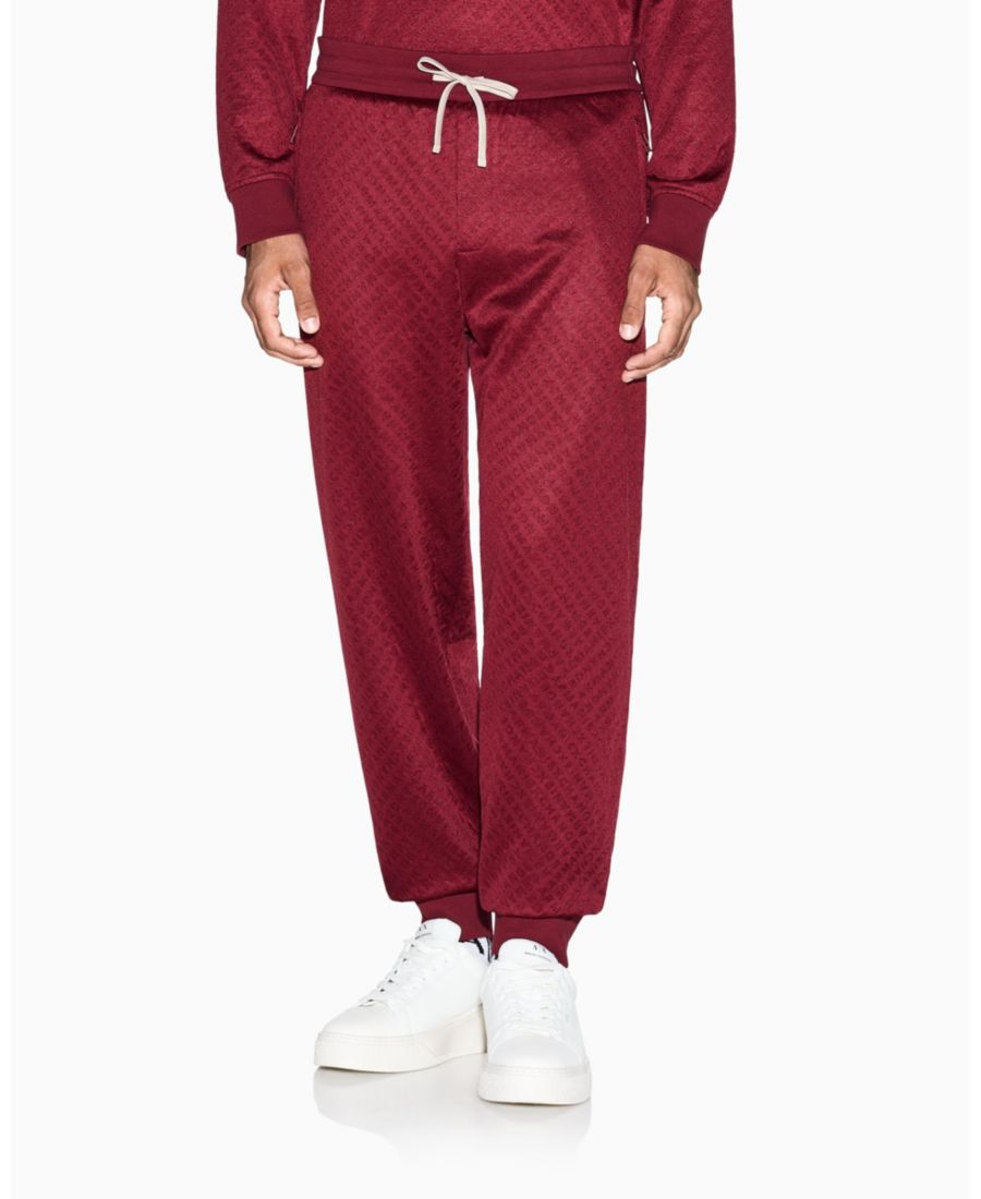 Мужские спортивные брюки с жаккардовым узором и логотипом по всей поверхности A|X Armani Exchange, Pomegranate
Мужские спортивные брюки с жаккардовым узором и логотипом по всей поверхности A|X Armani Exchange, Pomegranate