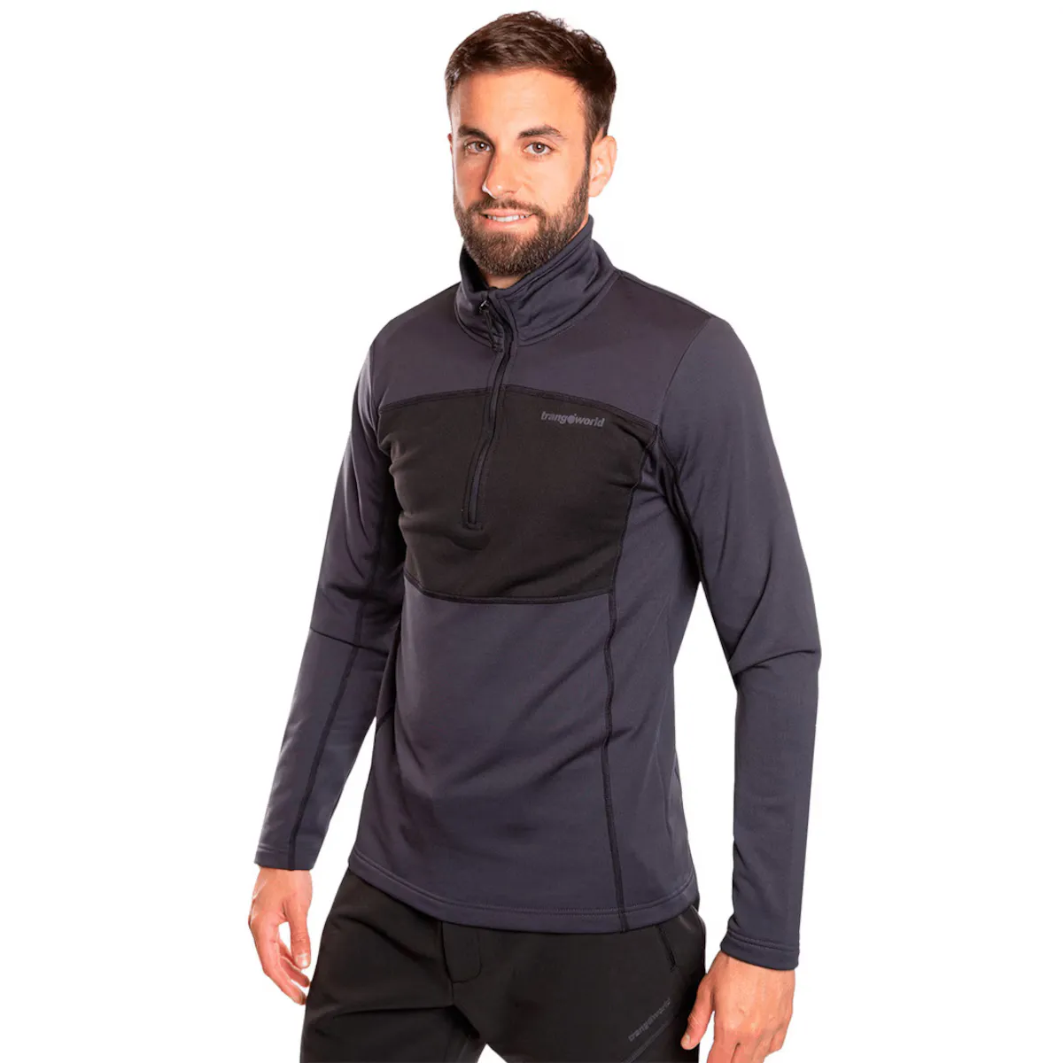 Мужской флис Drammen Trangoworld, серый/черный 
Мужской флис Drammen Trangoworld, серый/черный