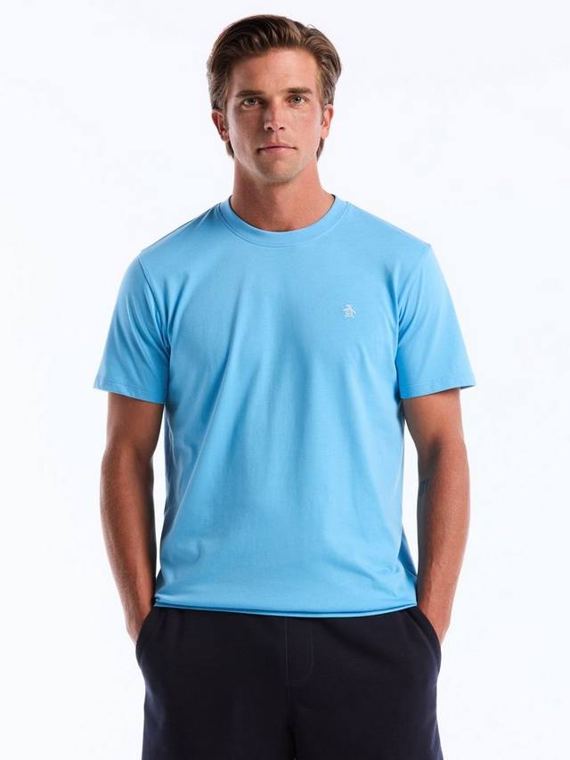 Футболка с коротким рукавом и круглым вырезом из органического хлопка с пике-вышивкой Original Penguin, Bonnie Blue
Футболка с коротким рукавом и круглым вырезом из органического хлопка с пике-вышивкой Original Penguin, Bonnie Blue