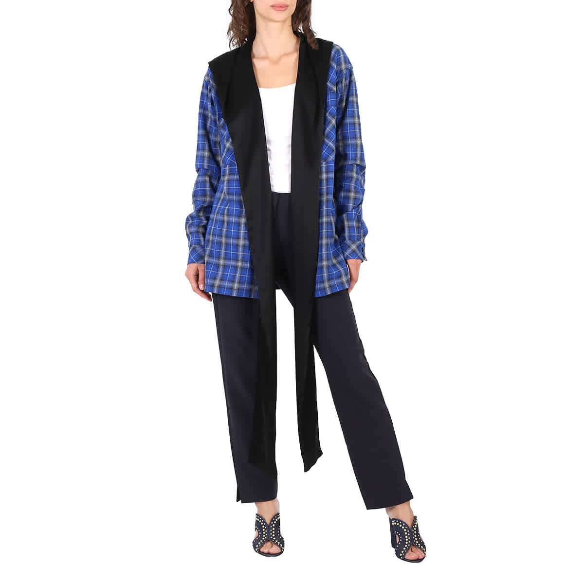 Женская синяя куртка Filles A Papa Kenny Crepe с капюшоном
Женская синяя куртка Filles A Papa Kenny Crepe с капюшоном