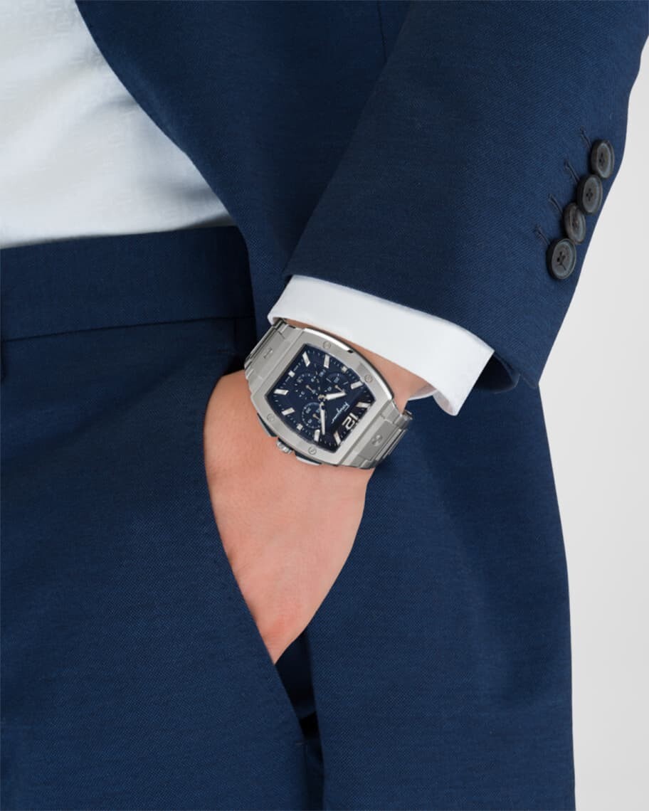 Мужские часы F-80 Tonneau Chrono с браслетом из нержавеющей стали Ferragamo
Мужские часы F-80 Tonneau Chrono с браслетом из нержавеющей стали Ferragamo