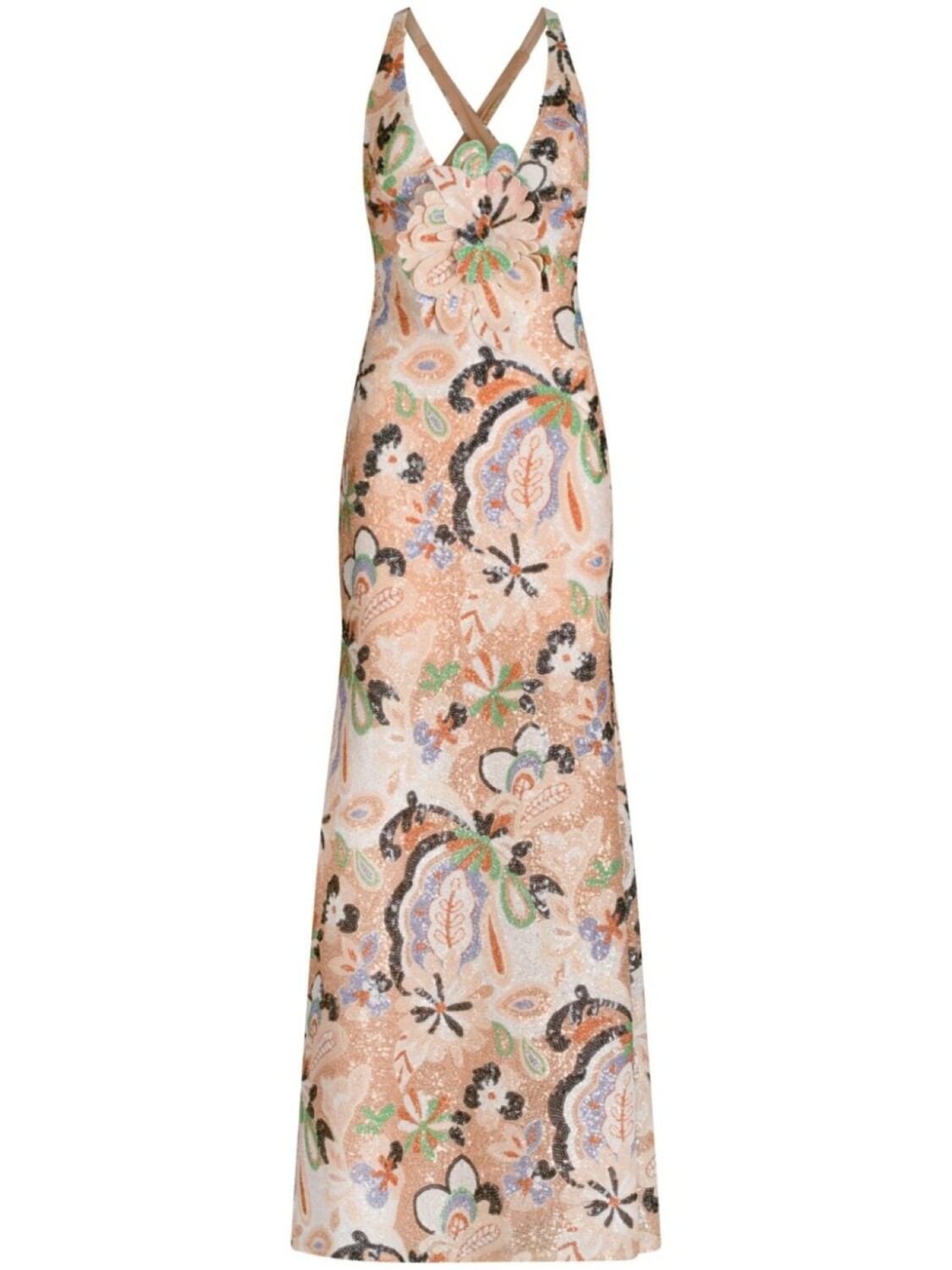 Silvia Tcherassi платье макси Daira с пайетками, серый
Silvia Tcherassi платье макси Daira с пайетками, серый