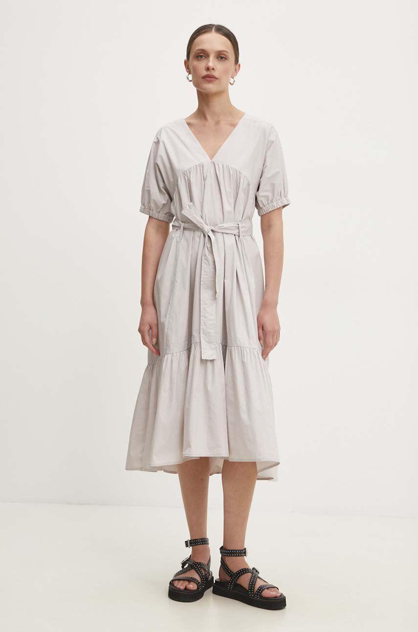 Хлопковое платье Answear Lab, бежевый
Хлопковое платье Answear Lab, бежевый