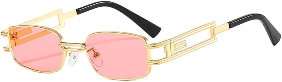 Металлические прямоугольные солнцезащитные очки для женщин в стиле стимпанк, мужские ретро-очки в стиле панк, очки с защитой от УФ-излучения UV400, очки для вождения LANGSER, C6gold-pink
Металлические прямоугольные солнцезащитные очки для женщин в стиле стимпанк, мужские ретро-очки в стиле панк, очки с защитой от УФ-излучения UV400, очки для вождения LANGSER, C6gold-pink