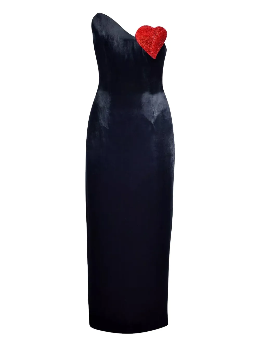 Бархатное платье-миди с отделкой в виде сердца CHRISTINA CRAWFORD, черный
Бархатное платье-миди с отделкой в виде сердца CHRISTINA CRAWFORD, черный