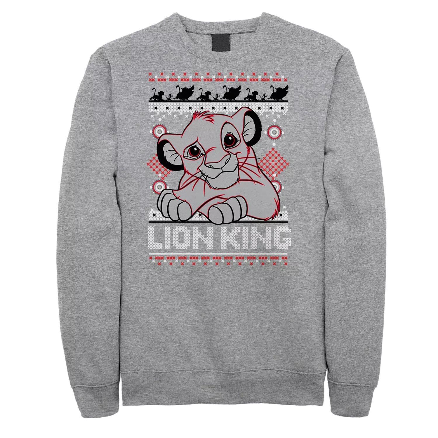 Мужской флисовый свитшот Disney's Lion King Simba Holiday Heather Licensed Character
Мужской флисовый свитшот Disney's Lion King Simba Holiday Heather Licensed Character