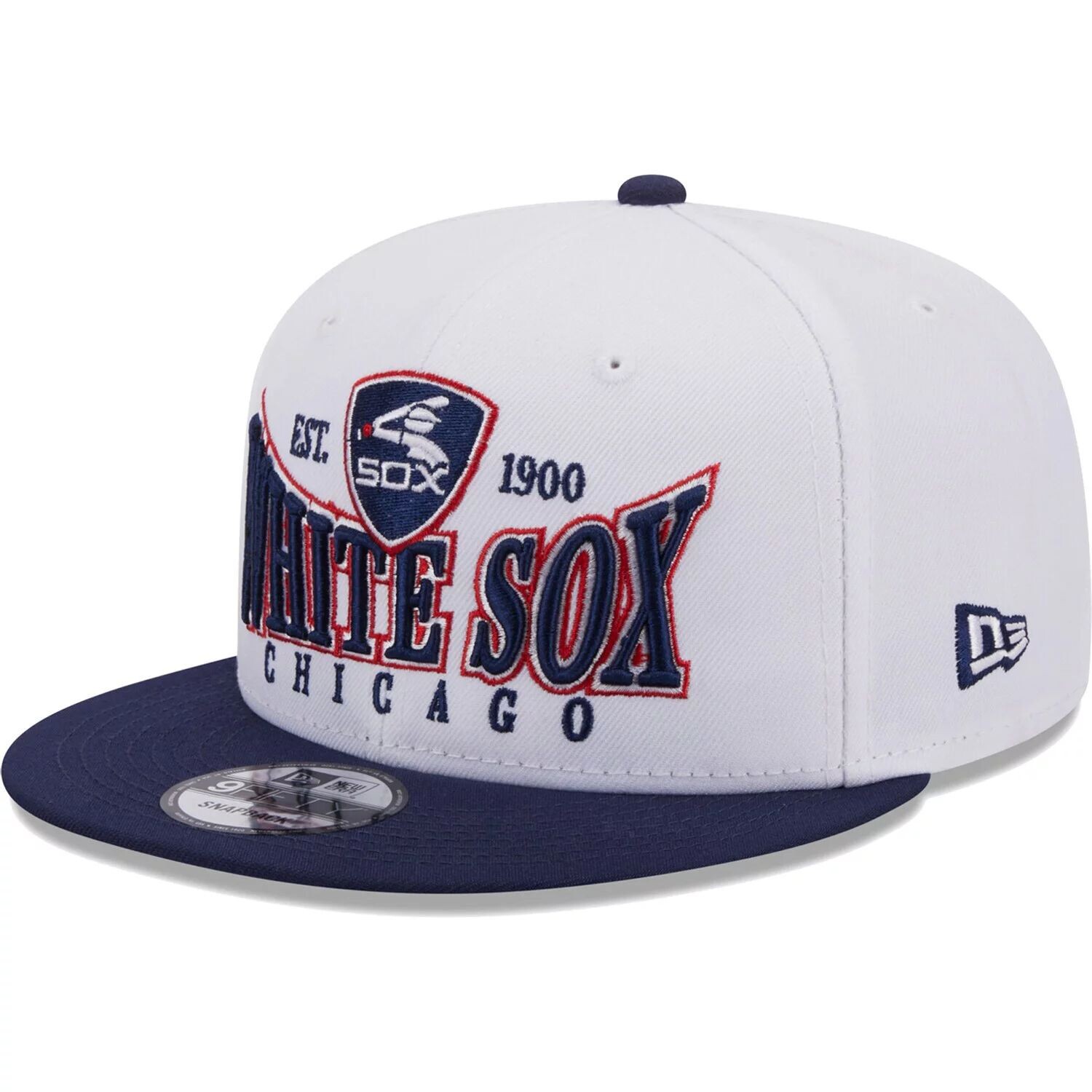 Мужская кепка New Era белого/темно-синего цвета Chicago White Sox Crest 9FIFTY Snapback
Мужская кепка New Era белого/темно-синего цвета Chicago White Sox Crest 9FIFTY Snapback