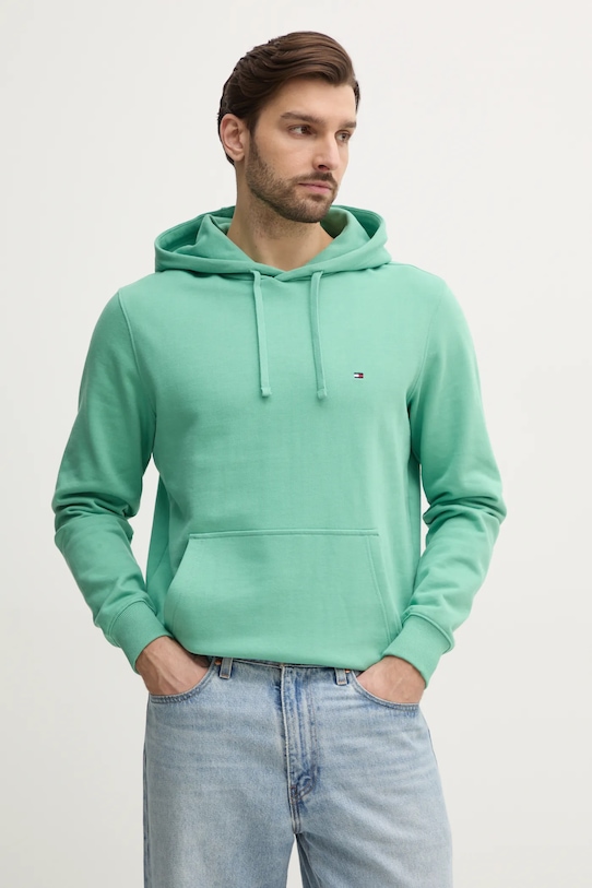 Хлопковая толстовка Tommy Hilfiger, зеленый
Хлопковая толстовка Tommy Hilfiger, зеленый
