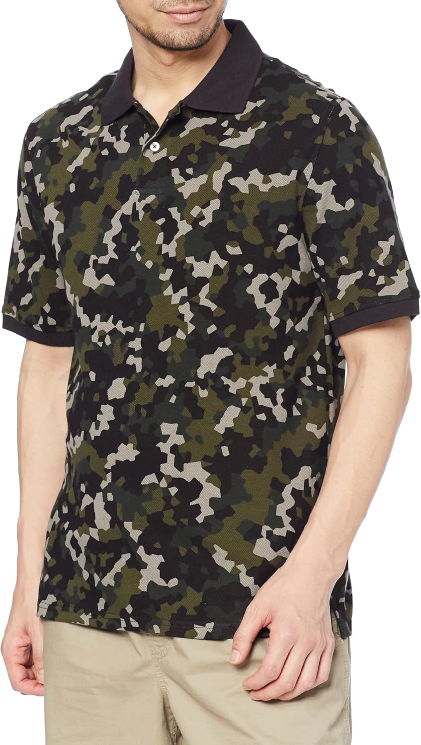 Мужская хлопковая поло-рубашка пике Amazon Essentials, стандартного кроя, оливковый
Мужская хлопковая поло-рубашка пике Amazon Essentials, стандартного кроя, оливковый