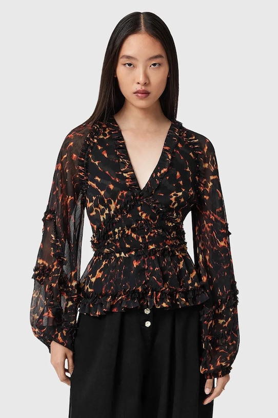 Блуза Allsaints, коричневый
Блуза Allsaints, коричневый