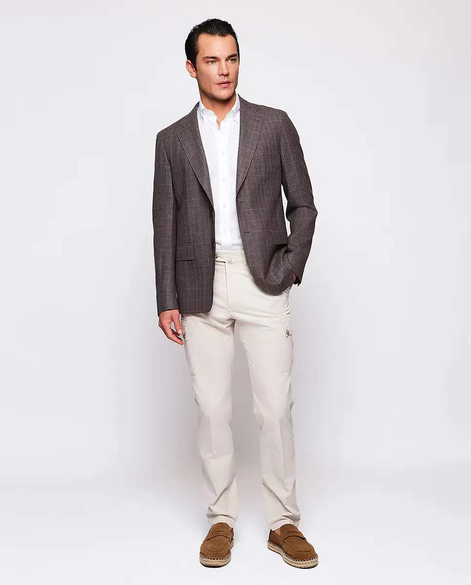 Мужские брюки-карго из твила, прямого кроя Mirto, цвет Crudo
Мужские брюки-карго из твила, прямого кроя Mirto, цвет Crudo