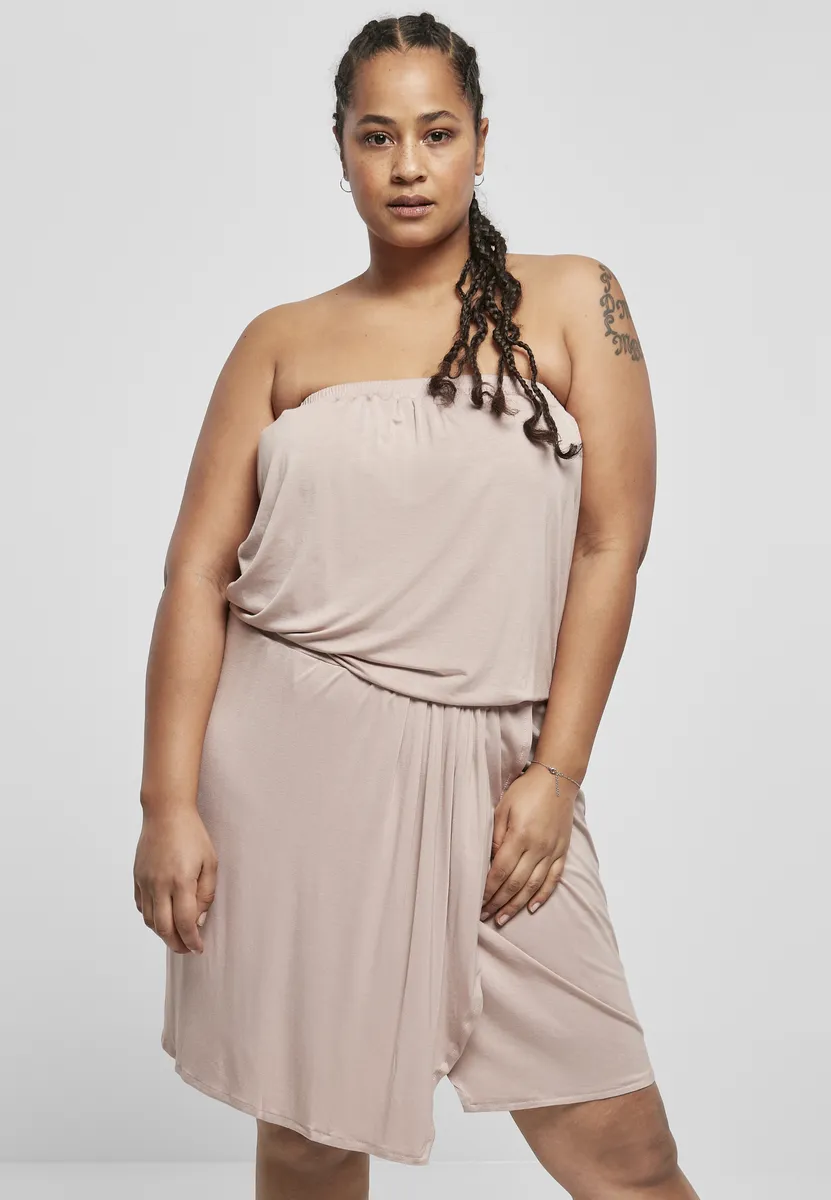 Платье-рубашка URBAN CLASSICS " Urban Classics Ladies Viscose Short Bandeau Dress" (1 шт.), цвет Duskrose 
Платье-рубашка URBAN CLASSICS " Urban Classics Ladies Viscose Short Bandeau Dress" (1 шт.), цвет Duskrose