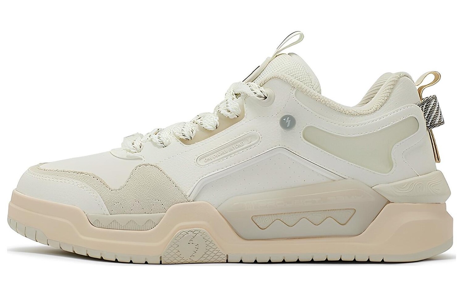 Кеды мужские, обувь для скейтбординга низкая белый/коричневый 361° 
Кеды мужские, обувь для скейтбординга низкая белый/коричневый 361°