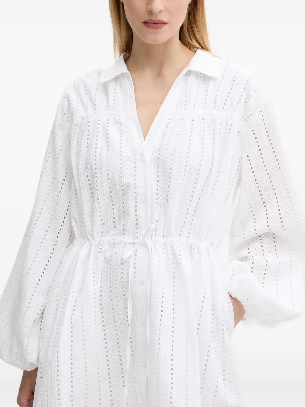 Мини-платье Samanarola с люверсами SAMSOE SAMSOE, белый
Мини-платье Samanarola с люверсами SAMSOE SAMSOE, белый