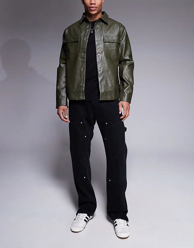 Джинсы с заклепками плотника черного цвета The Couture Club
Джинсы с заклепками плотника черного цвета The Couture Club