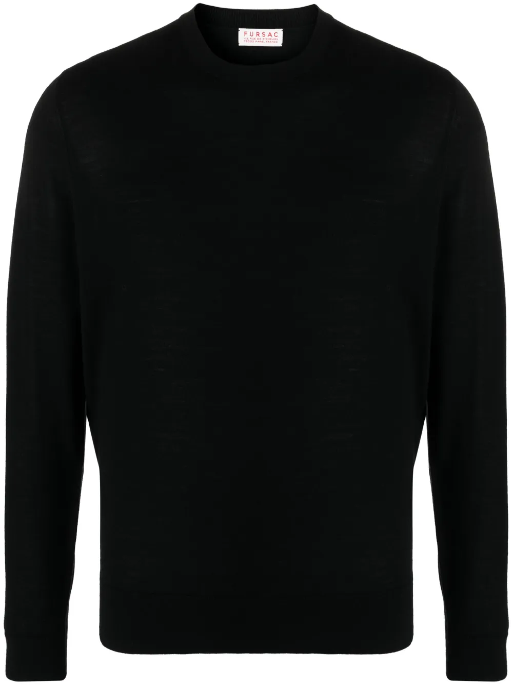 Шерстяной джемпер с круглым вырезом FURSAC, черный
Шерстяной джемпер с круглым вырезом FURSAC, черный