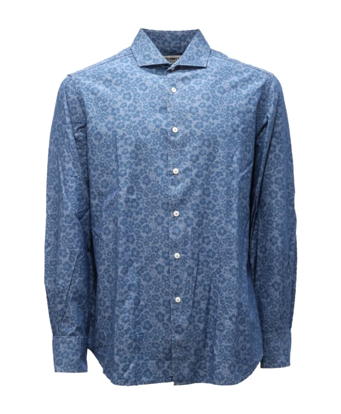 Синяя джинсовая рубашка, модель с моноцветком Mc2 Saint Barth, синий
Синяя джинсовая рубашка, модель с моноцветком Mc2 Saint Barth, синий