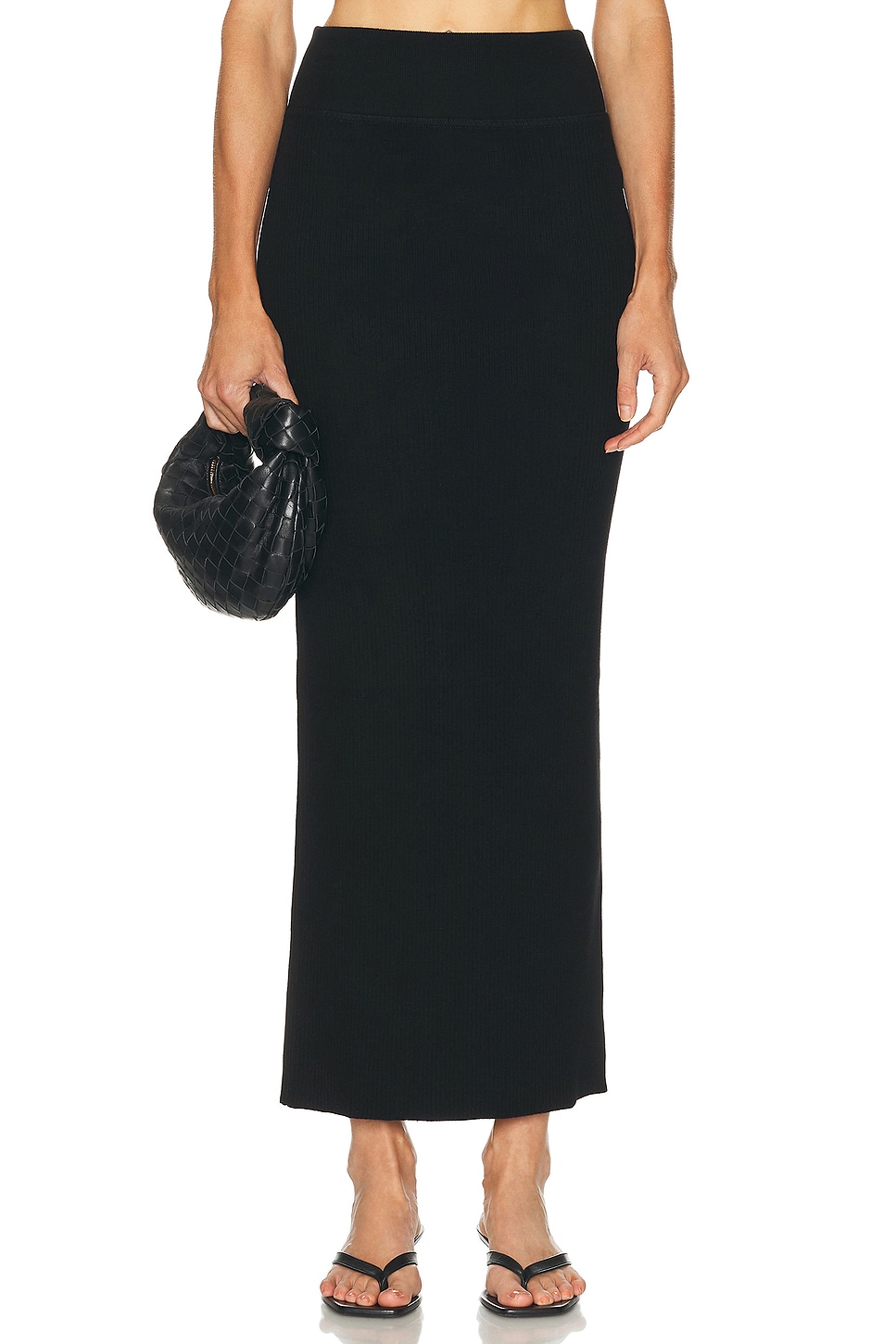 Юбка с вязаными вертикальными полосами Wardrobe.Nyc, Black
Юбка с вязаными вертикальными полосами Wardrobe.Nyc, Black