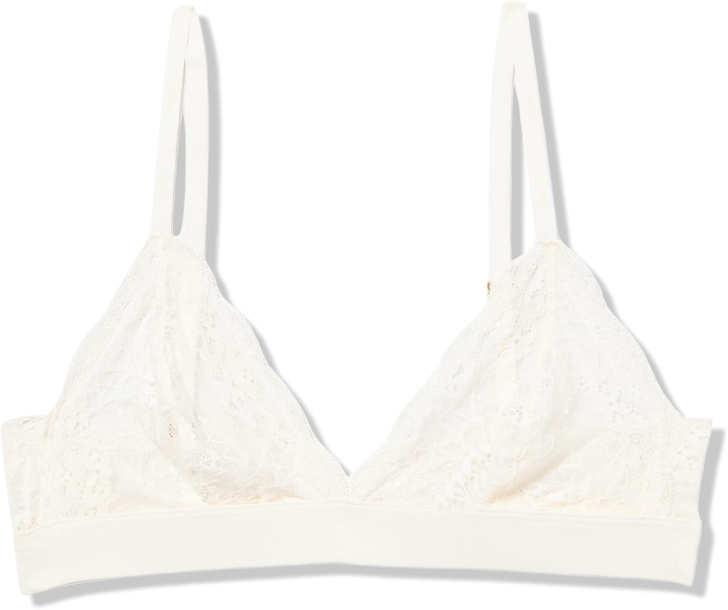 Женский кружевной бюстгальтер-бралетт BOSS с треугольными чашечками, Off-White
Женский кружевной бюстгальтер-бралетт BOSS с треугольными чашечками, Off-White