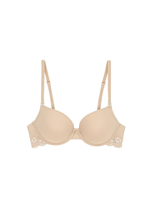 Бюстгальтер пуш-ап прекрасный микро Triumph, бежевый 
Бюстгальтер пуш-ап прекрасный микро Triumph, бежевый