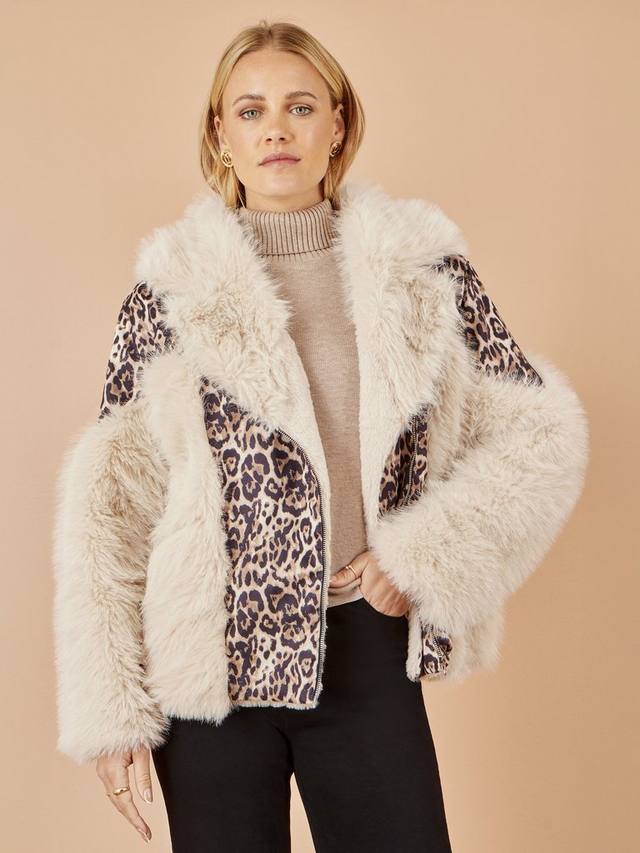 Косуха из искусственного меха с леопардовым принтом Yumi, Brown
Косуха из искусственного меха с леопардовым принтом Yumi, Brown