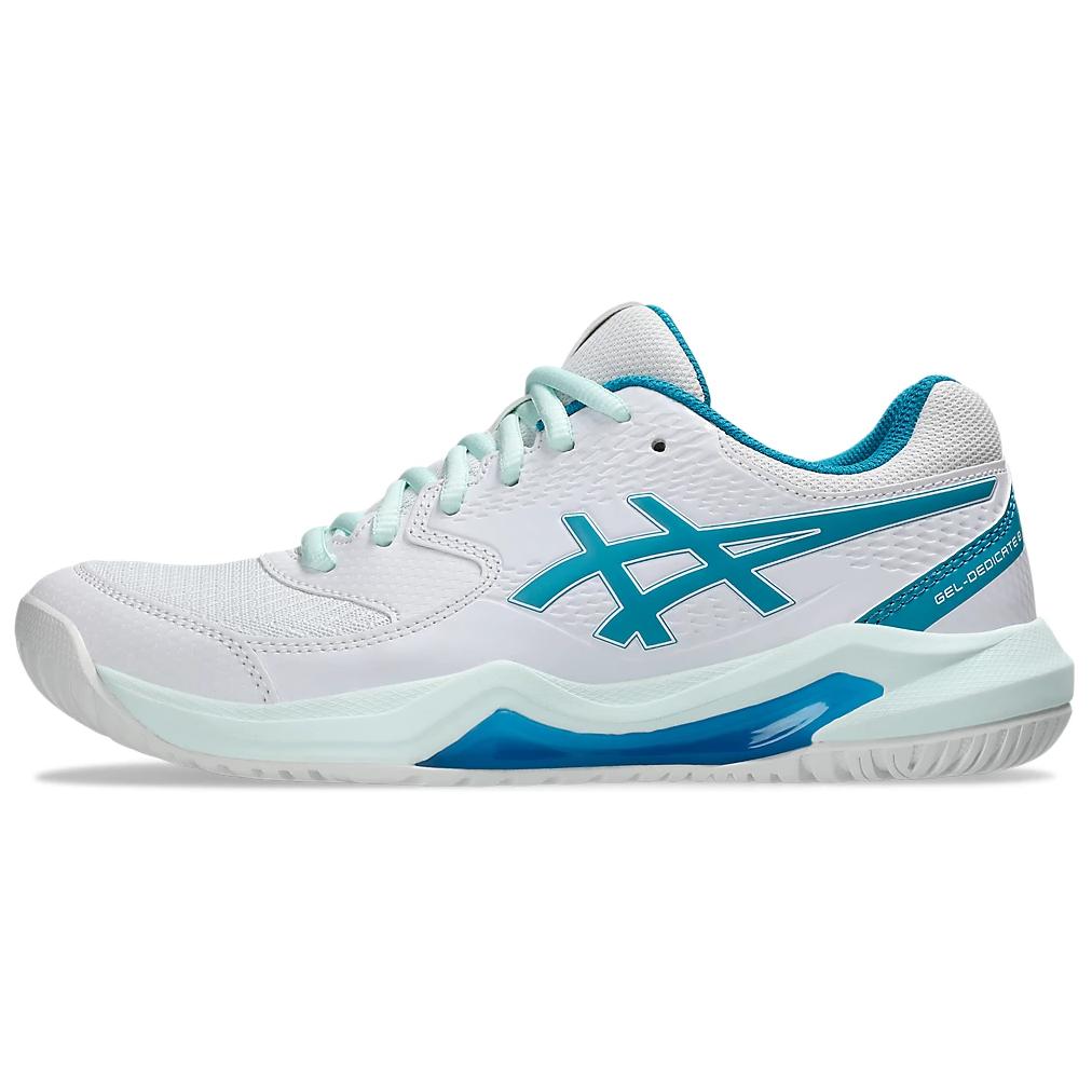 Женская футболка Asics Gel Dedicate 8 Белый Бирюзовый Синий
Женская футболка Asics Gel Dedicate 8 Белый Бирюзовый Синий