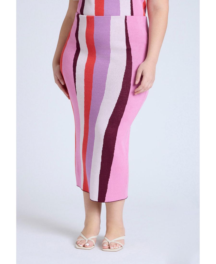 Женская юбка-колонна с интарсией ELOQUII, Lavender tomato wave
Женская юбка-колонна с интарсией ELOQUII, Lavender tomato wave