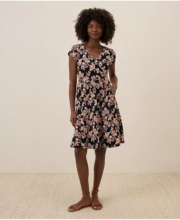 Женское платье из органического хлопка Fit & Flare с перекрещивающимся вырезом Pact, мультиколор
Женское платье из органического хлопка Fit & Flare с перекрещивающимся вырезом Pact, мультиколор