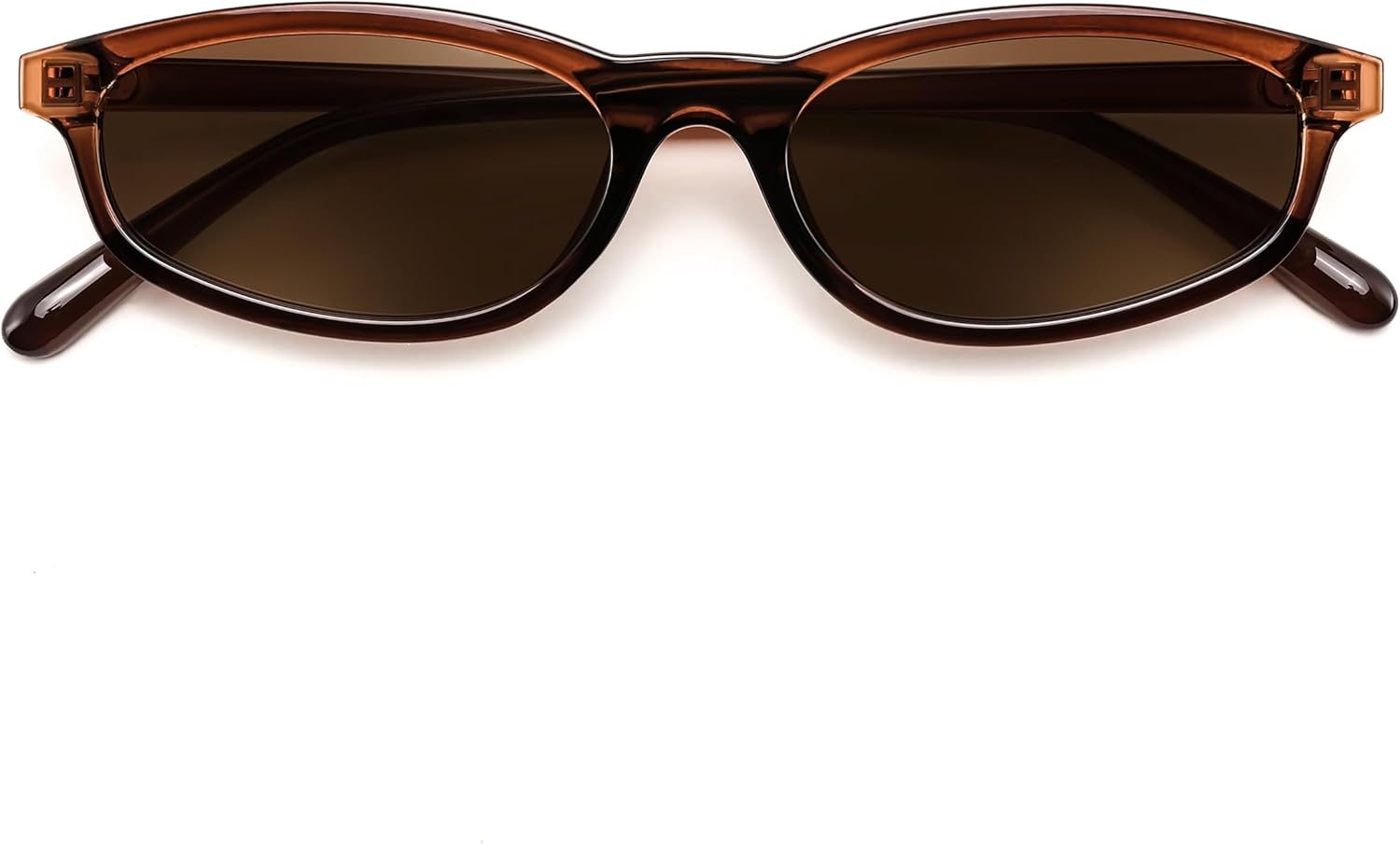 Солнцезащитные очки FEISEDY маленького овального размера для женщин и мужчин, «кошачий глаз» в стиле 90-х и 2000-х, легкие узкие очки, модные очки B9169, Brown Frame Brown Lens
Солнцезащитные очки FEISEDY маленького овального размера для женщин и мужчин, «кошачий глаз» в стиле 90-х и 2000-х, легкие узкие очки, модные очки B9169, Brown Frame Brown Lens