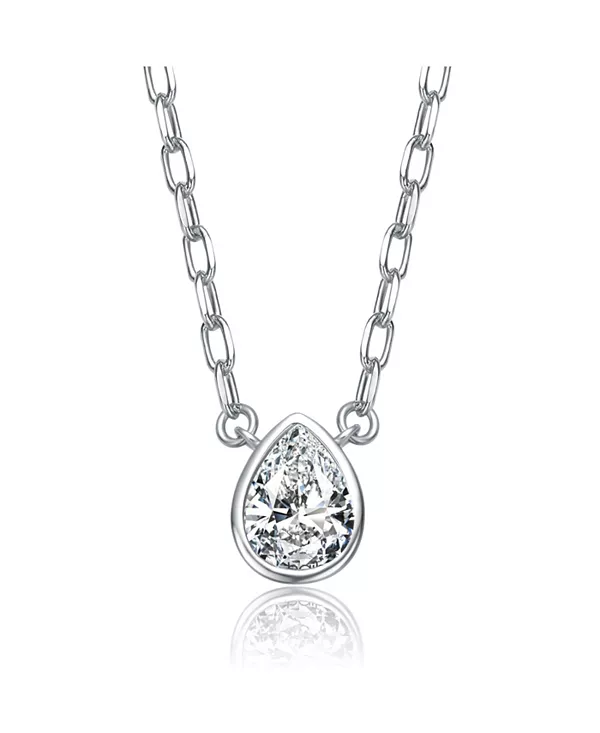 Ожерелье-Гвоздик в форме груши с прозрачными кубическими цирконами Rachel Glauber, silver
Ожерелье-Гвоздик в форме груши с прозрачными кубическими цирконами Rachel Glauber, silver