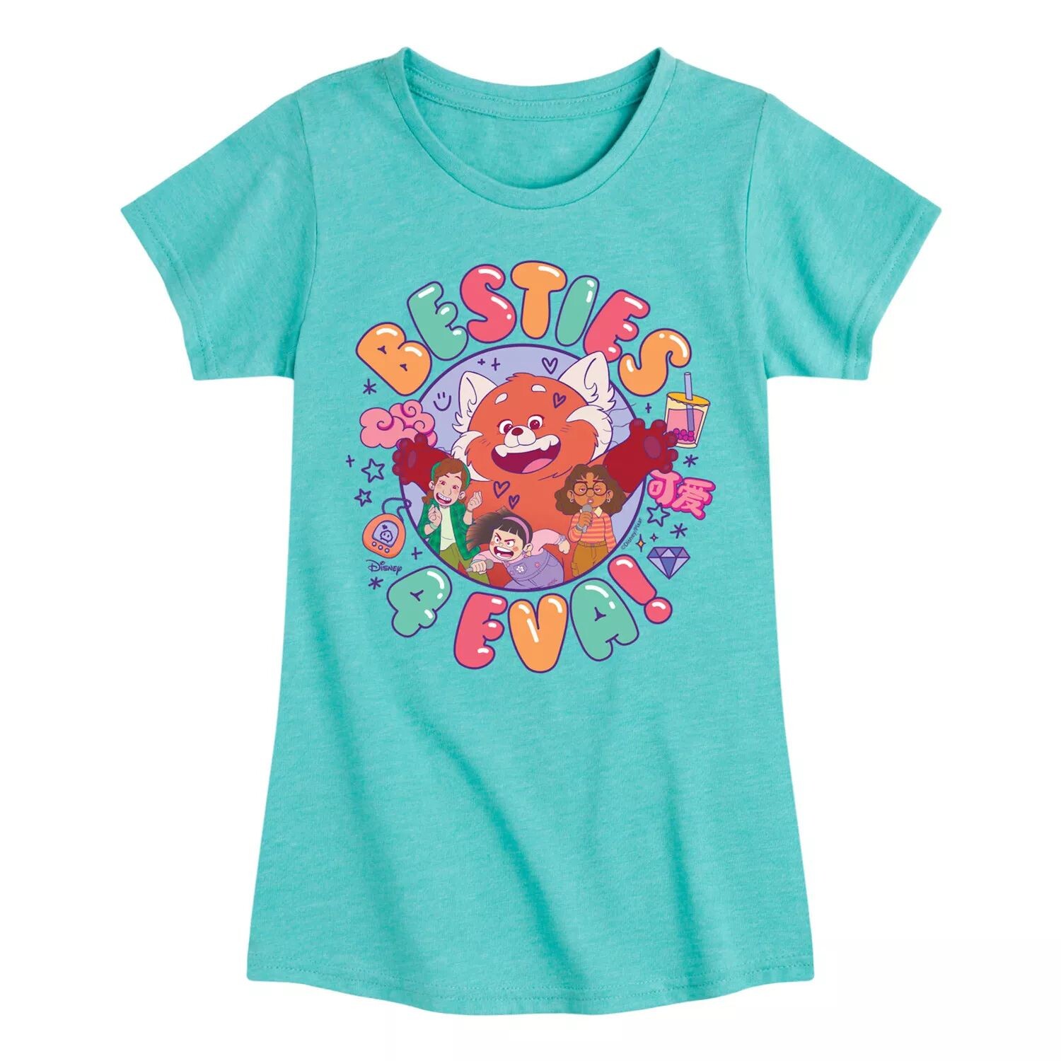 Футболка с рисунком Евы для девочек 7–16 лет Disney/Pixar's Turning Red Besties 4 Licensed Character, синий
Футболка с рисунком Евы для девочек 7–16 лет Disney/Pixar's Turning Red Besties 4 Licensed Character, синий