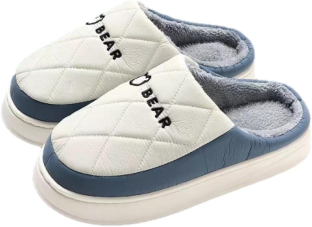 Мужские зимние классические водонепроницаемые плюшевые тапочки ZERAOKE, теплые для дома и улицы, с нескользящей толстой подошвой, синий
Мужские зимние классические водонепроницаемые плюшевые тапочки ZERAOKE, теплые для дома и улицы, с нескользящей толстой подошвой, синий