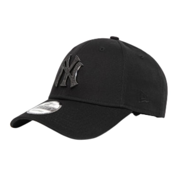 New Era Хлопковая бейсболка унисекс черная, Black 
New Era Хлопковая бейсболка унисекс черная, Black