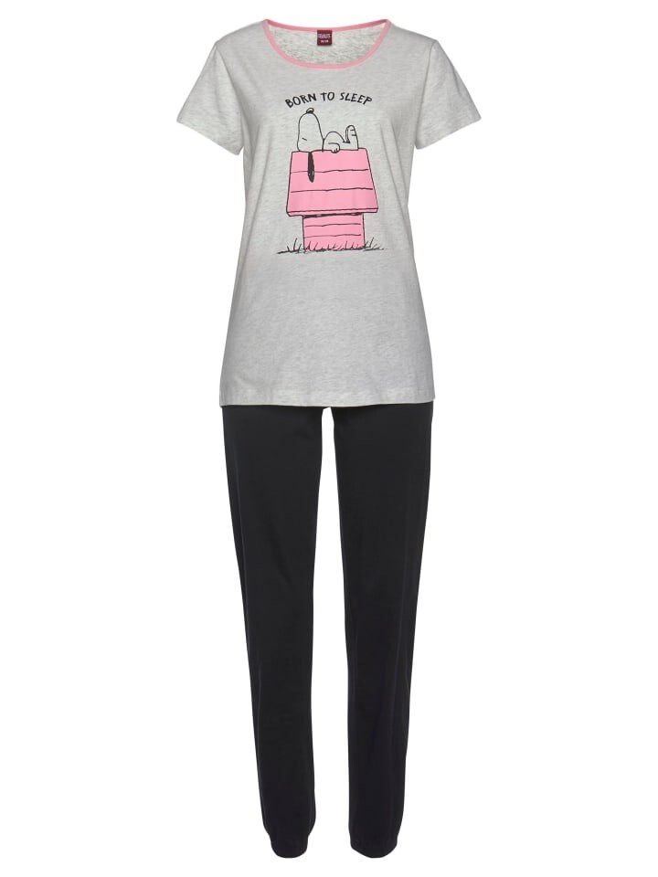 Пижама Peanuts, цвет hellgrau-melange-anthrazit-rosa
Пижама Peanuts, цвет hellgrau-melange-anthrazit-rosa