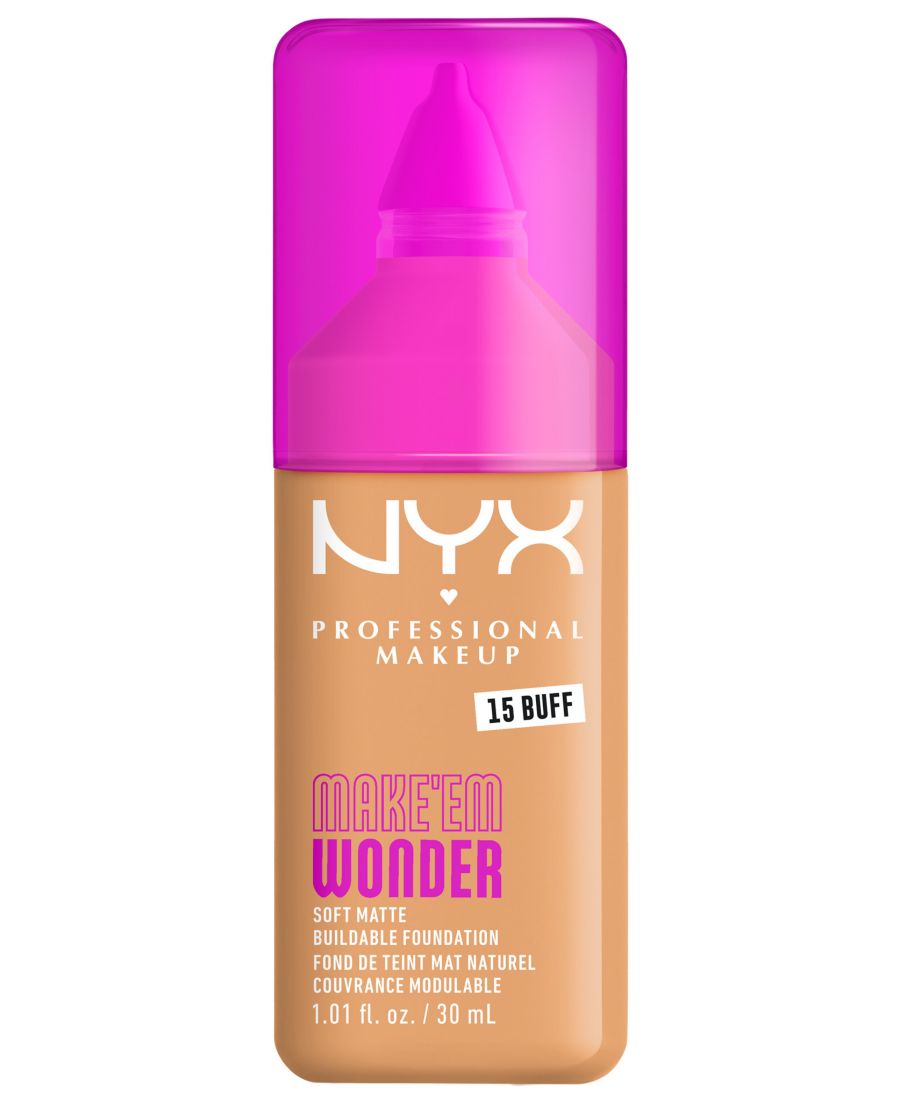 Тональный крем Wonder Foundation, 0,84 унции NYX Professional Makeup, цвет buff
Тональный крем Wonder Foundation, 0,84 унции NYX Professional Makeup, цвет buff