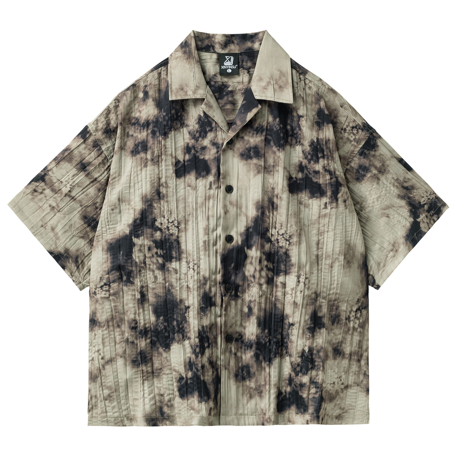 Рубашка унисекс Xinyinsu, черный 
Рубашка унисекс Xinyinsu, черный