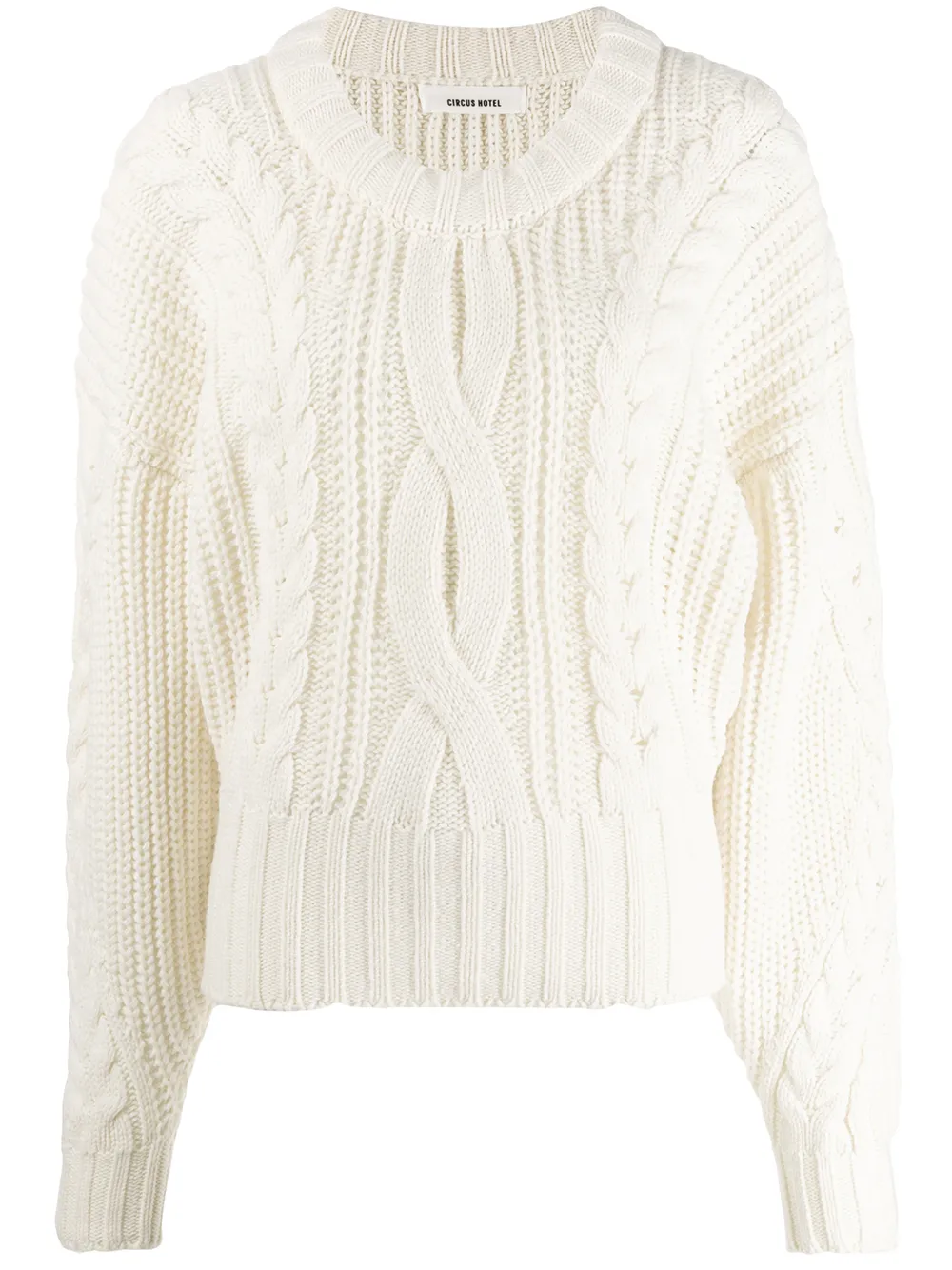 Вязаный свитер оверсайз Circus Hotel, нейтральный
Вязаный свитер оверсайз Circus Hotel, нейтральный