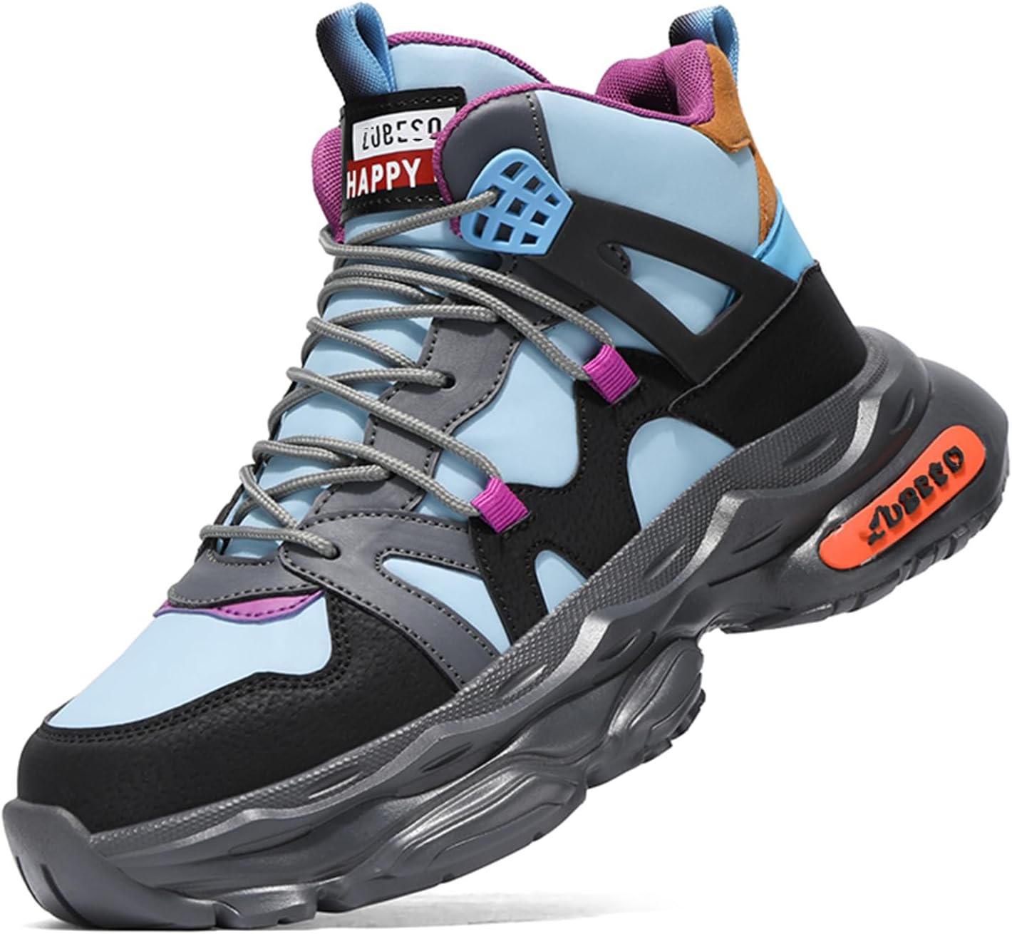 Мужские высокие модные кроссовки с толстой подошвой, повседневные спортивные кеды для тенниса, бега и ходьбы Spwagym, голубой
Мужские высокие модные кроссовки с толстой подошвой, повседневные спортивные кеды для тенниса, бега и ходьбы Spwagym, голубой