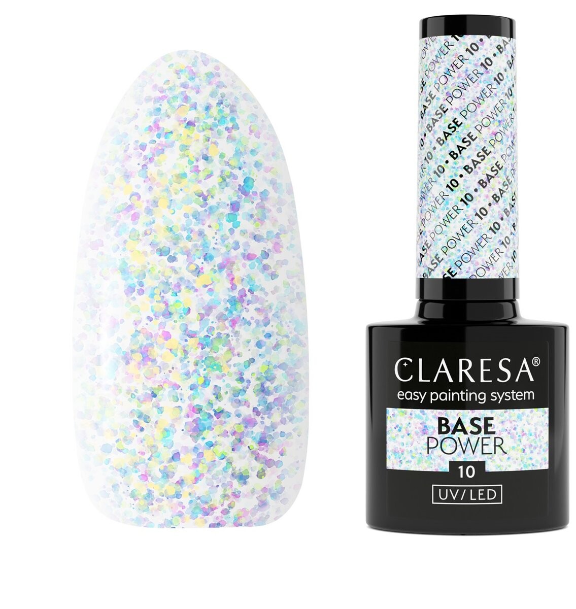 Claresa, Самовыравнивающаяся гибридная база для ногтей Power 10 base, 5 г
Claresa, Самовыравнивающаяся гибридная база для ногтей Power 10 base, 5 г