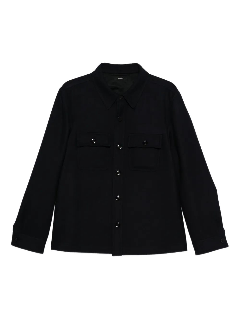 Куртка-рубашка с застежкой на пуговицы и карманом-клапаном TOM FORD, синий
Куртка-рубашка с застежкой на пуговицы и карманом-клапаном TOM FORD, синий