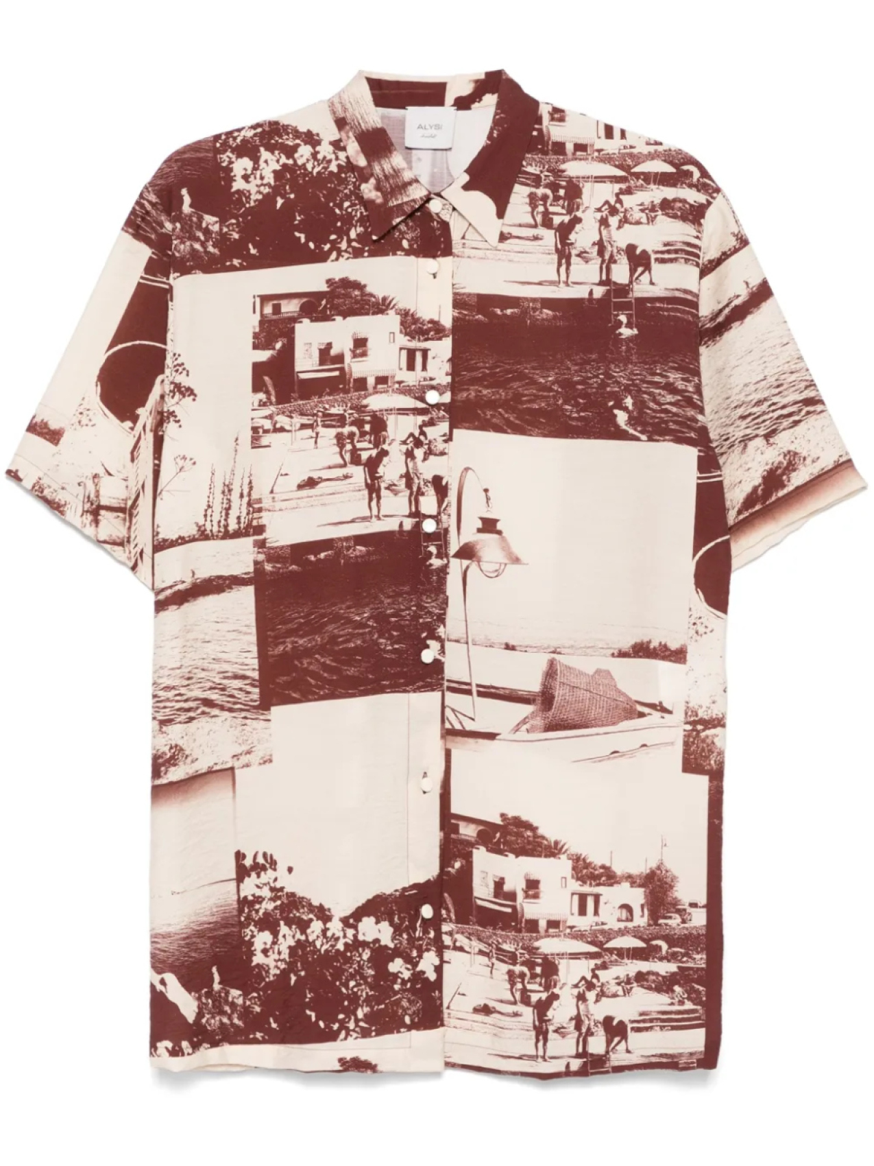 Рубашка с принтом Alysi, коричневый
Рубашка с принтом Alysi, коричневый